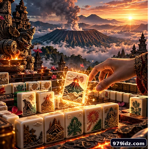 Visual gameplay konseptual Mahjong • strategi • teka-teki untuk Android